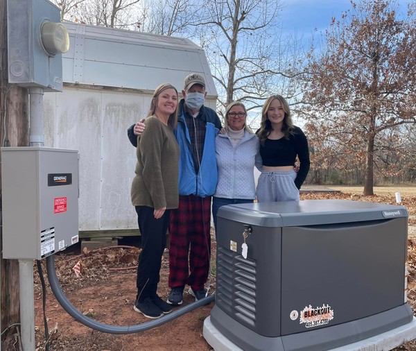 Professional generator installation in Altus Oklahoma