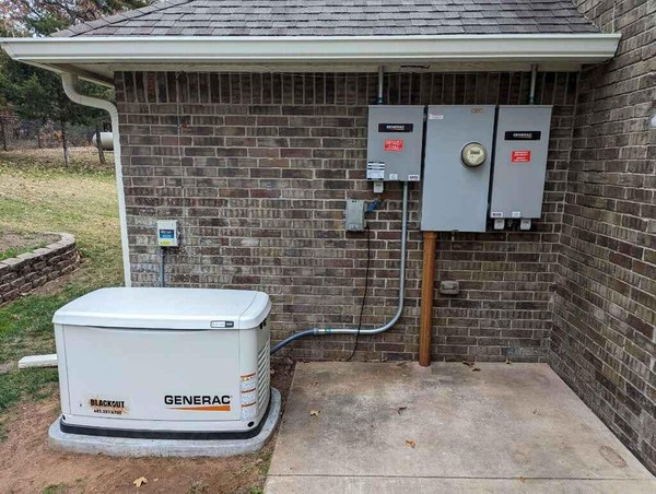 Backup generator installed for Altus homes and businesses