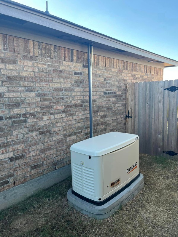 Automatic home generator installation